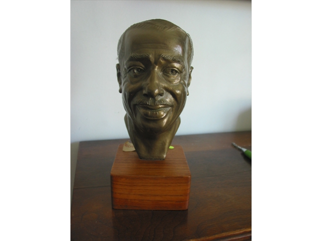 Duke Ellington bronze – given to Mrs Kathryn (Bing) Crosby – concord jazz