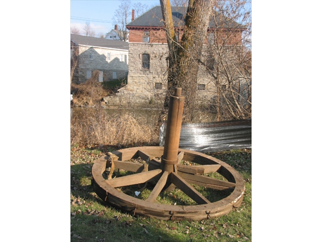 Old wooden wheel found in attic of masonic lodge by river – Champlain NY
