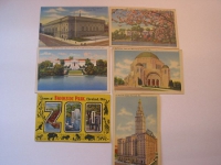 Large collection of old postcards