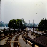 Train yard and station